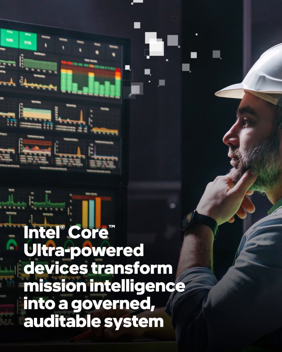 Can your endpoints orchestrate agentic AI across classification boundaries? Intel Core Ultra and Intel vPro schedule tasks across sovereign clouds and tactical edge, keeping data governed while cutting cloud tokens by up to 70%. See how: