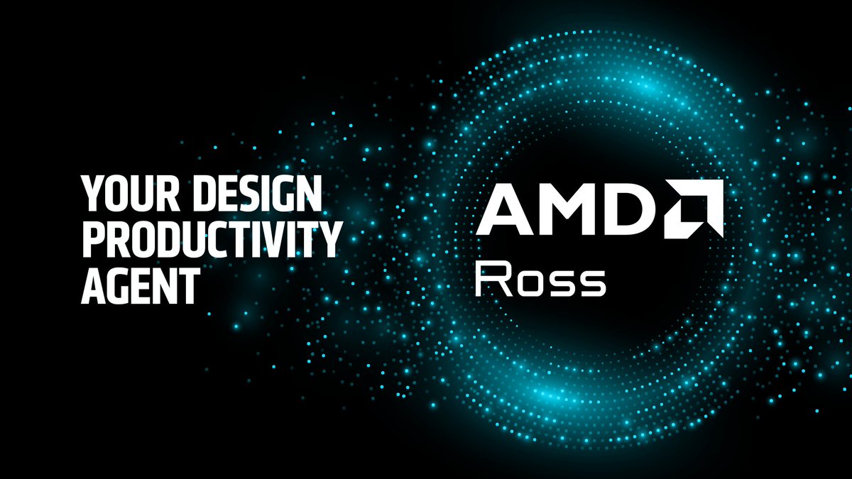 Meet AMD Ross™, the agentic AI assistant for embedded developers. AMD Ross automates complex, repetitive workflows, scales expertise, and helps teams move faster, from design intent to execution through natural language interactions. Learn more: