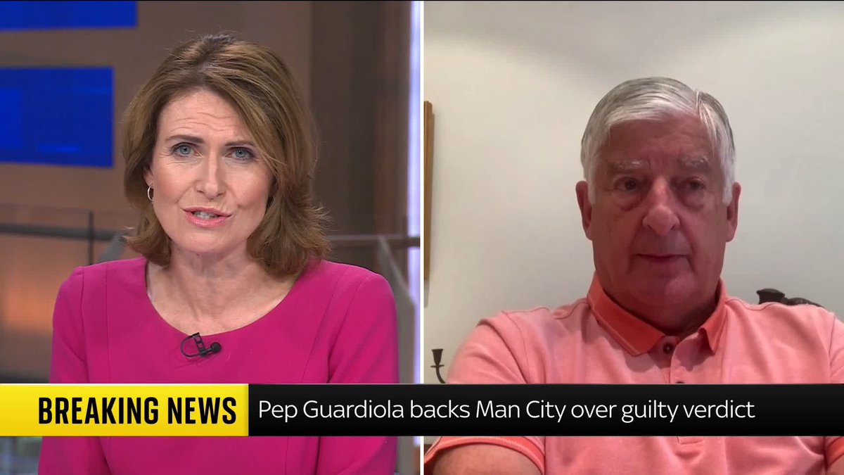 'This is so damaging, not just for Manchester City but for the Premier League, English football, and the country as a whole' Former Manchester City Chairman David Bernstein on the club being found guilty of Premier League charges @jayneseckersky