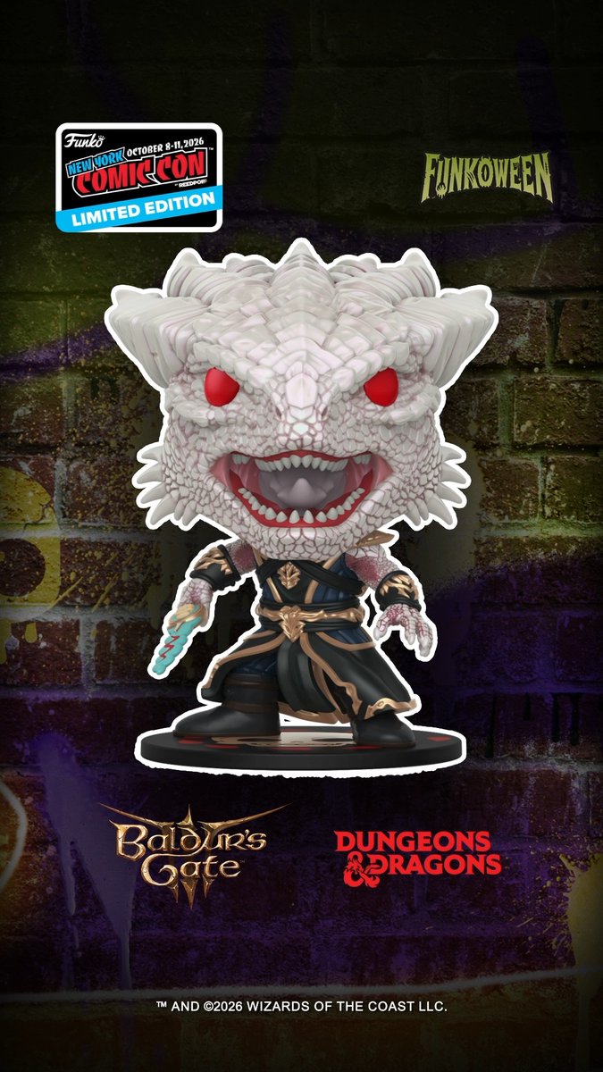 No need to resist! Find the exclusive POP! Dark Urge from Baldur’s Gate 3 at New York Comic Con.