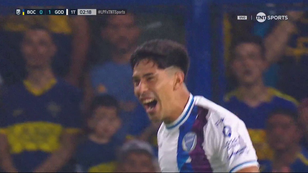 La reacción de la hinchada de Boca post gol de Godoy Cruz a la que hace referencia el jugador