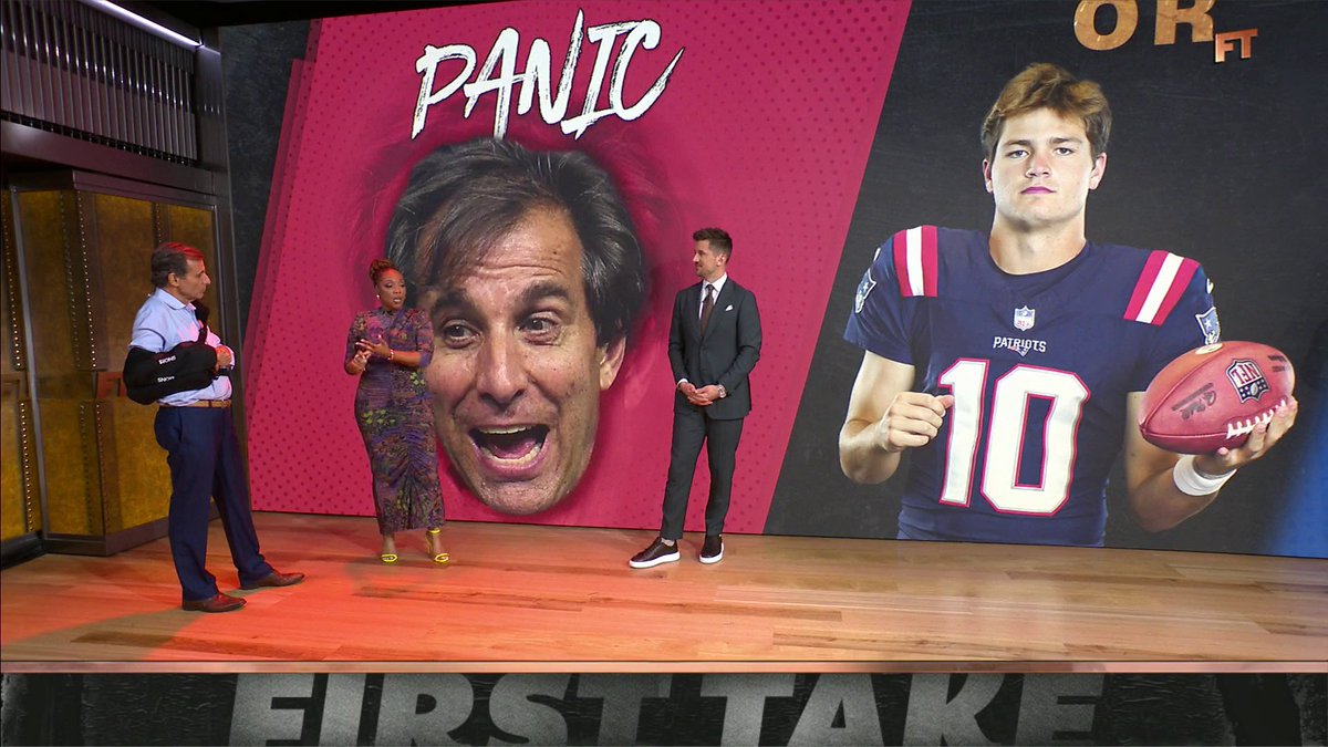 Why Chris Mad Dog Russo, Kimberley A. Martin and Jordan Rodgers are all panicking about Drake Maye 😅