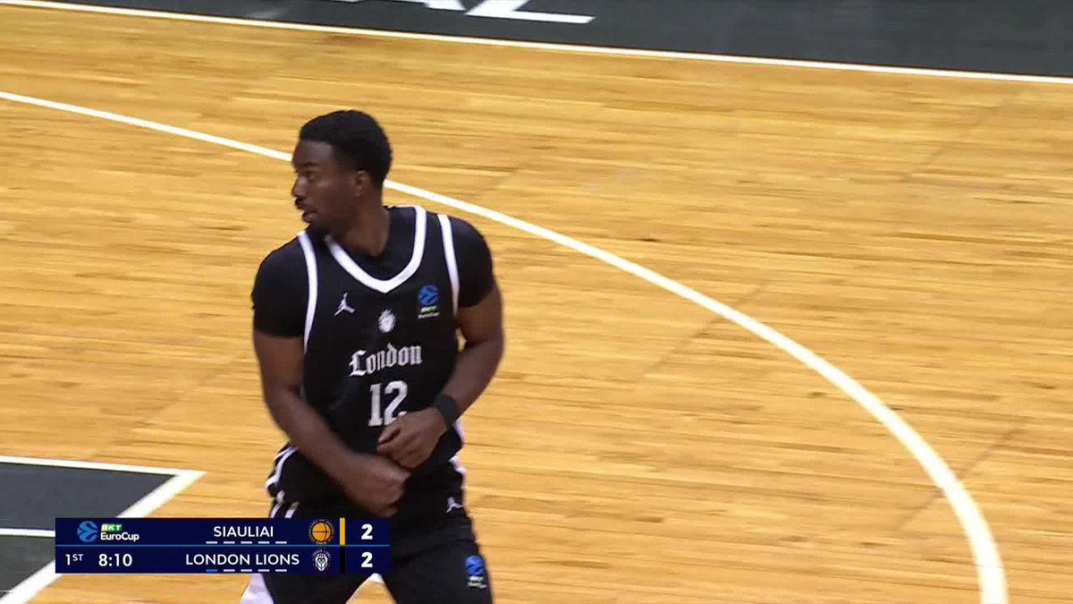 Welcome to the BKT EuroCup, Keenan Evans 👋 Keenan Evans scores his first BKT EuroCup points 🚨 #RoadToGreatness | London Lions Basketball