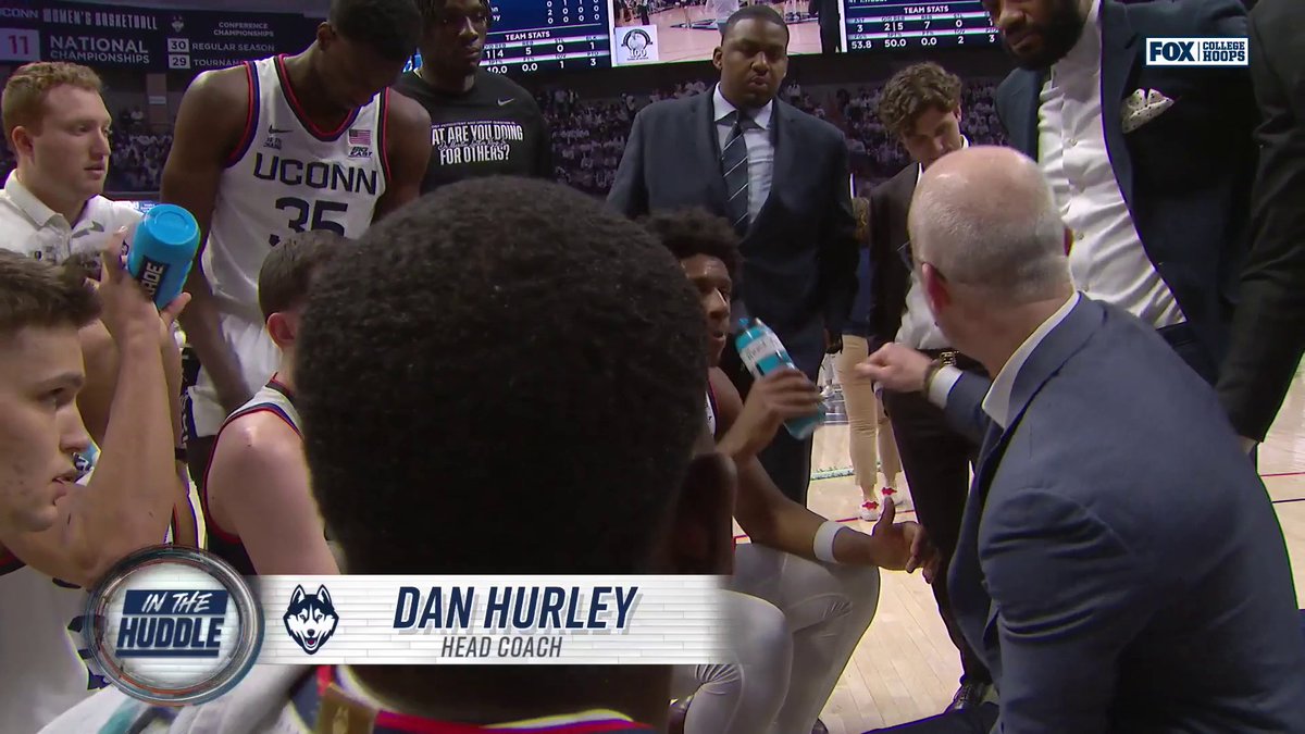 Throwback to an awesome Danny Hurley clip “Our offensive success made us soft as hell down here defensively” Can’t wait for College Basketball to start