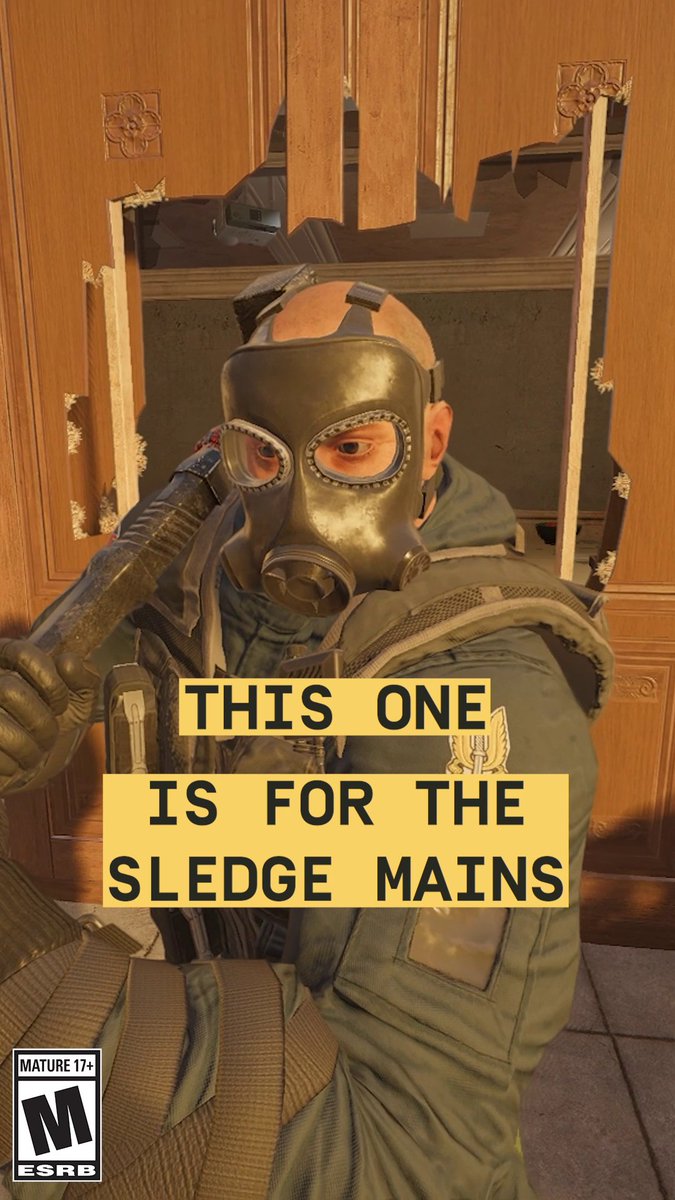 This one’s for all the Sledge mains 🔨