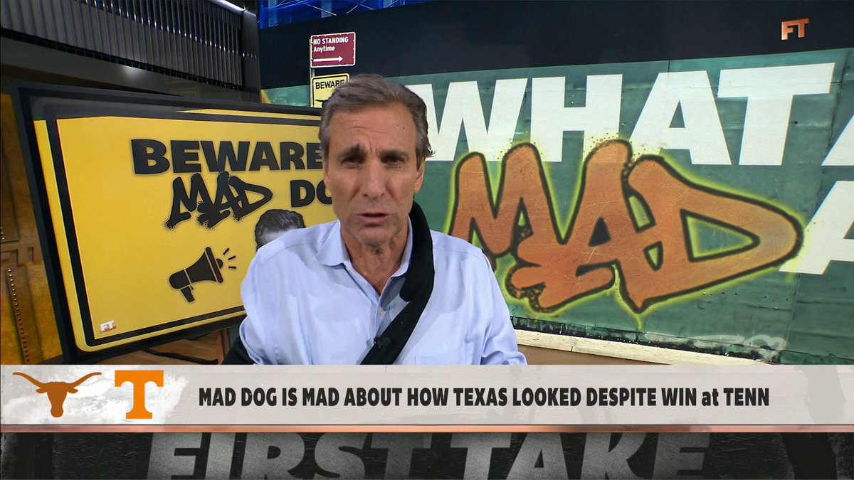 “You can’t allow that kind of nonsense.” This is why Chris Mad Dog Russo is MAD at the Longhorns after their win vs. Tennessee 🤬