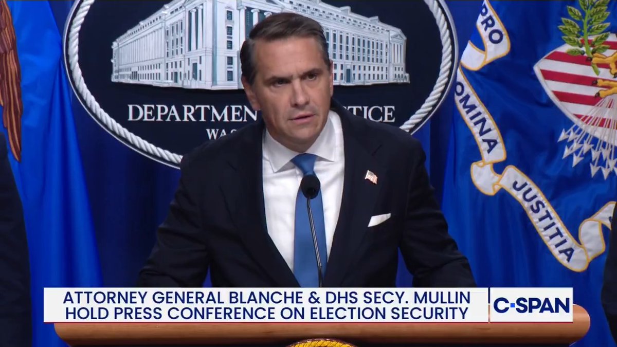 .Attorney General Todd Blanche announces that the Justice Department filed a judicial misconduct complaint with the 8th Circuit Court of Appeals against all but one District Court judge in Minnesota for talking to media about cases, calling it a "clear violation" of ethical duties.