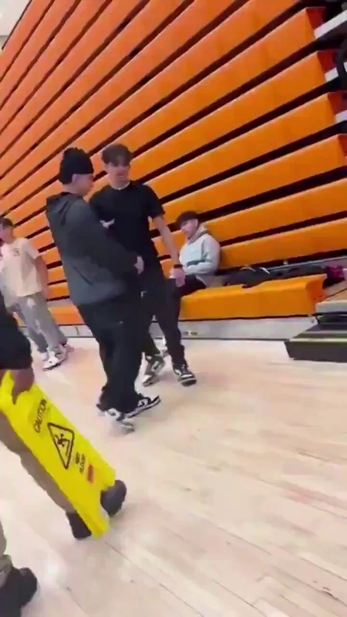 Black dude assaults the wrong white boy with a wet floor sign and instantly regrets it.