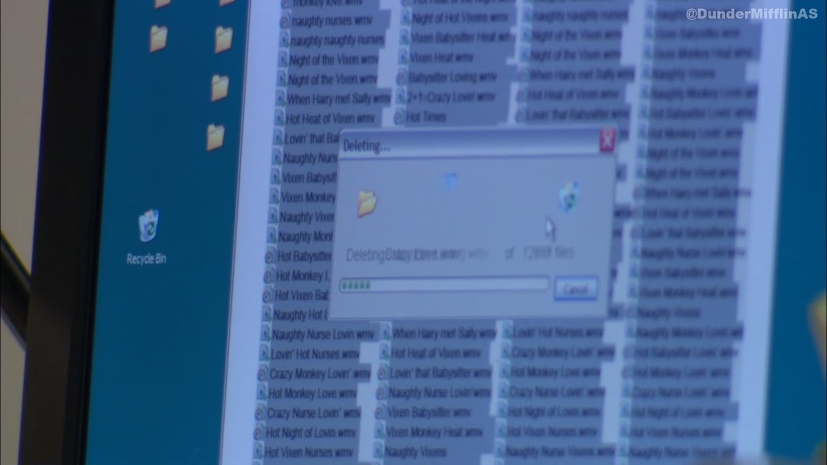 Have you ever paused to see what Kevin was deleting when the IT guy came in?