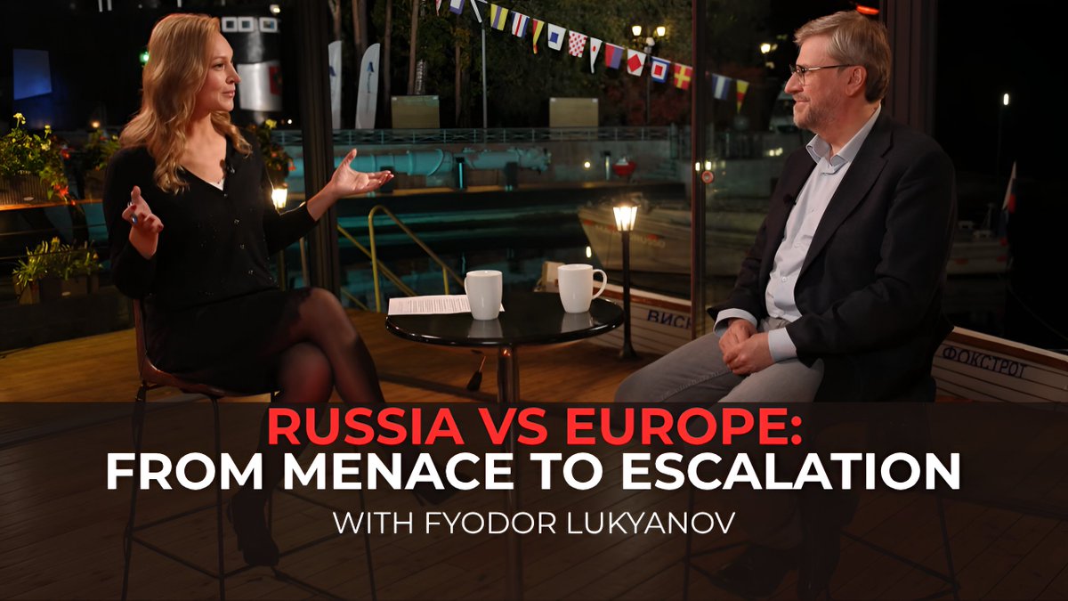 ‘The psychology of MINOR countries…is EXTRAPOLATED to the big countries of Europe, which are NOT afraid of Russia’ Fyodor Lukyanov joins East Meets West on the sidelines of the iconic Valdai Discussion Club Tune in to find out: 🎯 How Europe has always used Russia as an image of an EXTERNAL MENACE 🎯 Why hoping Russia will COLLAPSE WON’T win the war in Ukraine 🎯 Who President Putin is behind the DEMON MASK the West puts on him WATCH FULL ⬇️