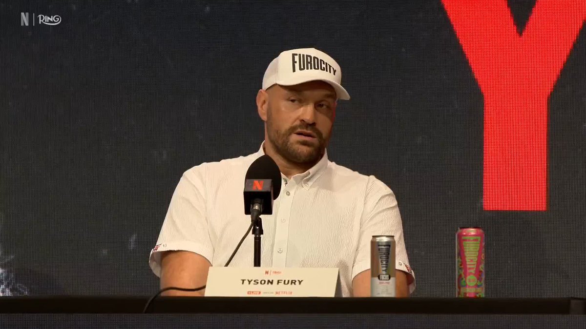 Tyson Fury 🗣️ : "Je vais vous dire ce que je vais faire. Je ne vais pas fuir, je vais aller à la guerre ! Quand je l’attraperai, ce sera fini pour lui." #FuryJoshua