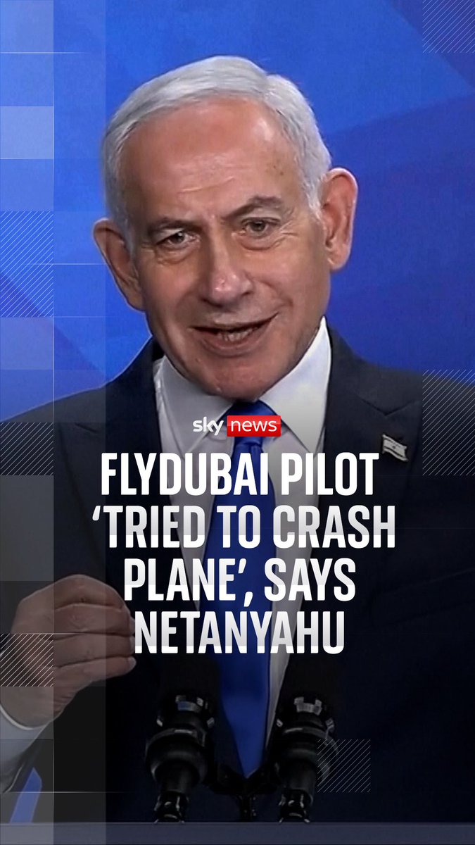 Benjamin Netanyahu says a pilot on an Israel-bound flight stabbed his fellow pilot and ‘tried to crash the plane’. The Israeli Prime Minister praised passengers on the flight for preventing a ‘major disaster’, claiming that those onboard burst into the cockpit of the aircraft.