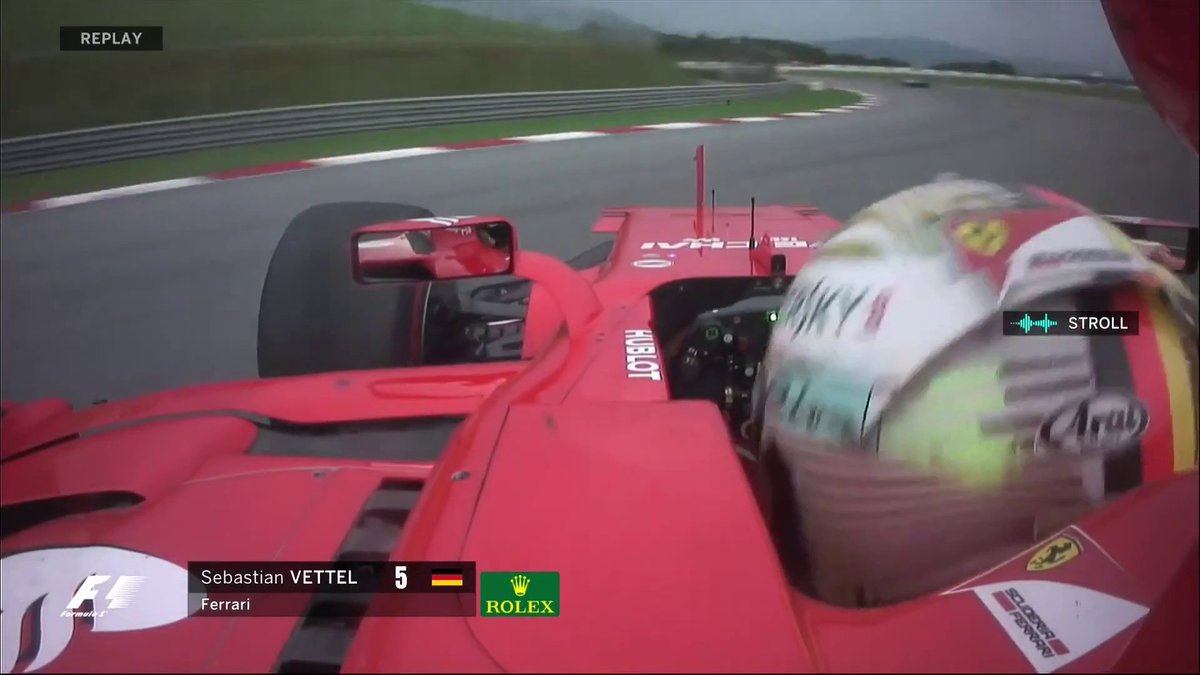 Scène improbable après le Grand Prix de Malaisie 2017 🤨 #F1