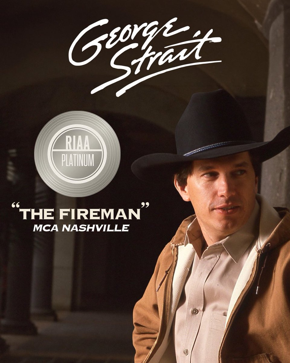 Spending our Wednesday listening to a few of George’s Recording Industry Association of America (RIAA) certified favorites, “Check Yes Or No,” “How ’Bout Them Cowgirls,” and “The Fireman.” 🎉 🤠 Which one will you have on repeat first?