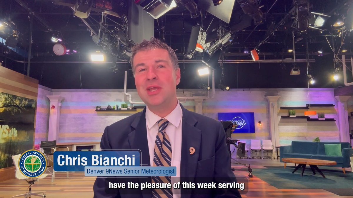 #FAAWeatherSquad guest 9NEWS Denver senior meteorologist Chris Chris Bianchi has your forecast! Challenging weather can result in delays and cancellations because safety comes first. Check your flight status with your airline and real-time airport updates at