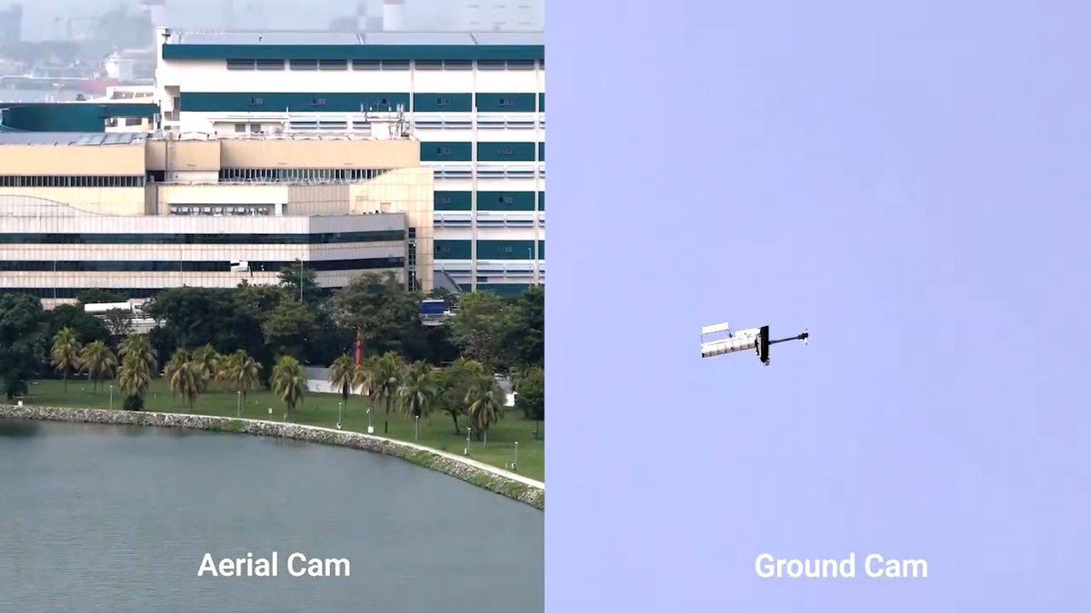 This bioinspired robot can autorotate after aerial deployment to make a soft landing on water and convert to a sailboat—using only three actuators and three primary sensors. SUTD Singapore Learn more in Science #Robotics: