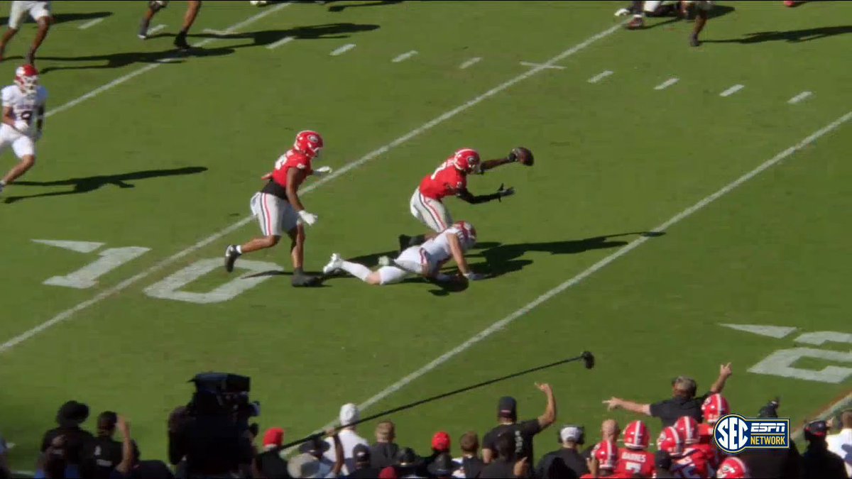 This angle of the Georgia Football scoop & score 👀 🎥 SEC Inside