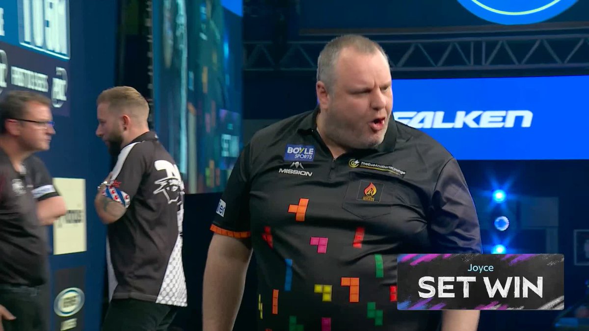 Ryan Joyce takes the opening set against Danny Noppert after some clutch finishing ๐ฏ ๐บ #WGPDarts | R2