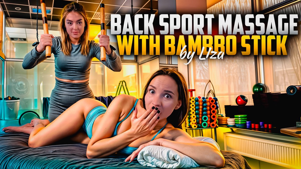 New session: Bamboo Stick back massage by Liza — deep tension release. #SportMassage #ASMR #BackMassage #DeepTissue