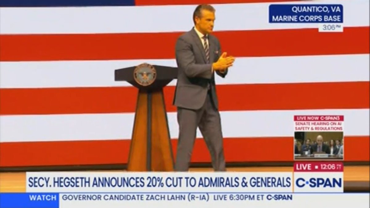 Hegseth: No fatties, no trannies, no beardos, no weirdos, no wimps, no radicals