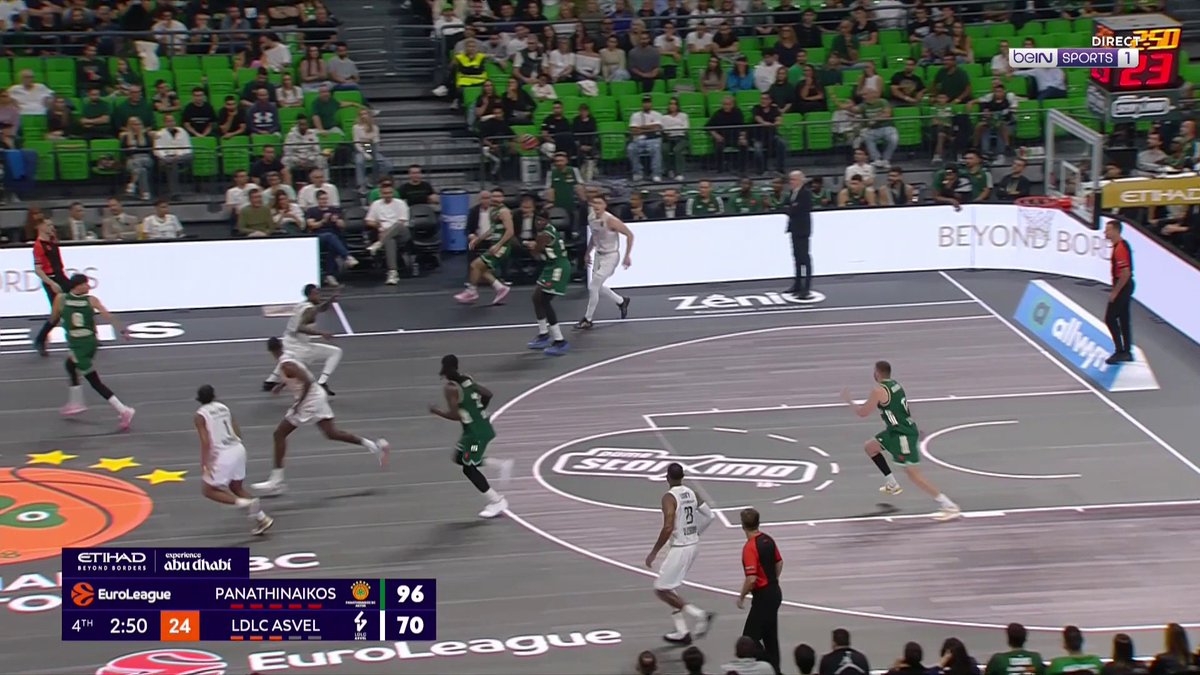 😱 Ce alley-oop de malade signé Mathias Lessort !!! ✨ Le Panathinaïkós, c'est SHOW TIME !