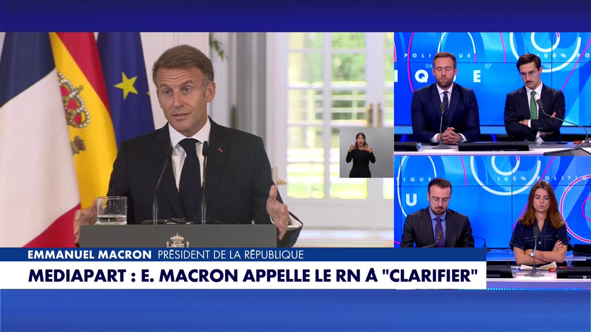 Sébastien Lignier, sur les accusations visant Jordan Bardella : «La réaction de Mediapart montre qu’il y a une petite fragilité», dans #100%Politique Toute l'info est à retrouver sur