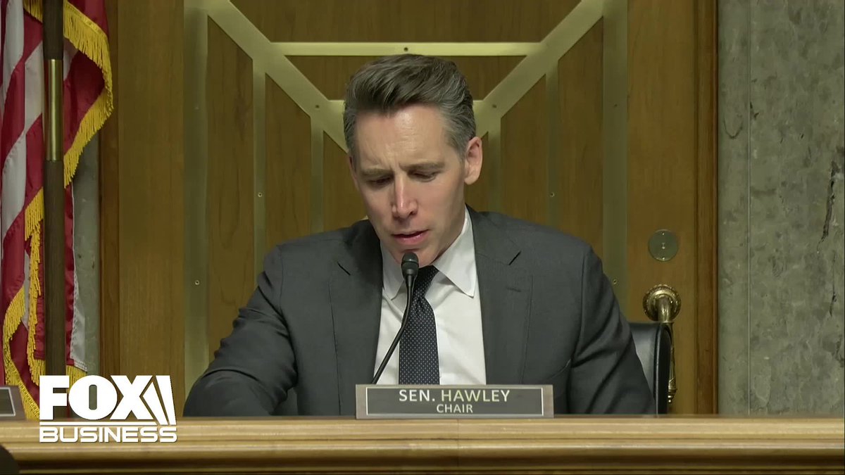 WATCH: Sen. Josh Hawley puts OpenAI CEO Sam Altman on the spot after revealing Altman turned down his invitation to appear before lawmakers. "He turned us down." Hawley says Altman was invited to testify before the committee or appear on his own panel, arguing Americans deserve answers about what's happening inside major AI companies and calling it a missed opportunity for transparency.