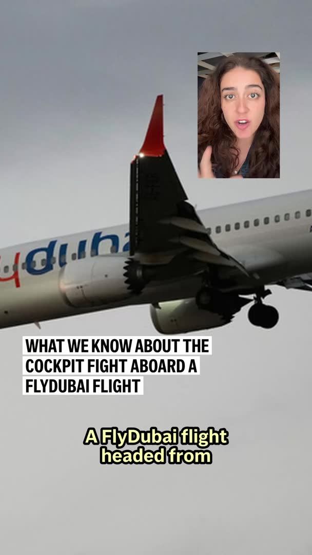 A FlyDubai flight headed from Dubai to Tel Aviv made an emergency landing in Saudi Arabia after an apparent fight in the cockpit. The plane dropped about 16,000 feet in a minute before landing safely in Tabuk. Passengers have since arrived in Tel Aviv as authorities investigate what happened.