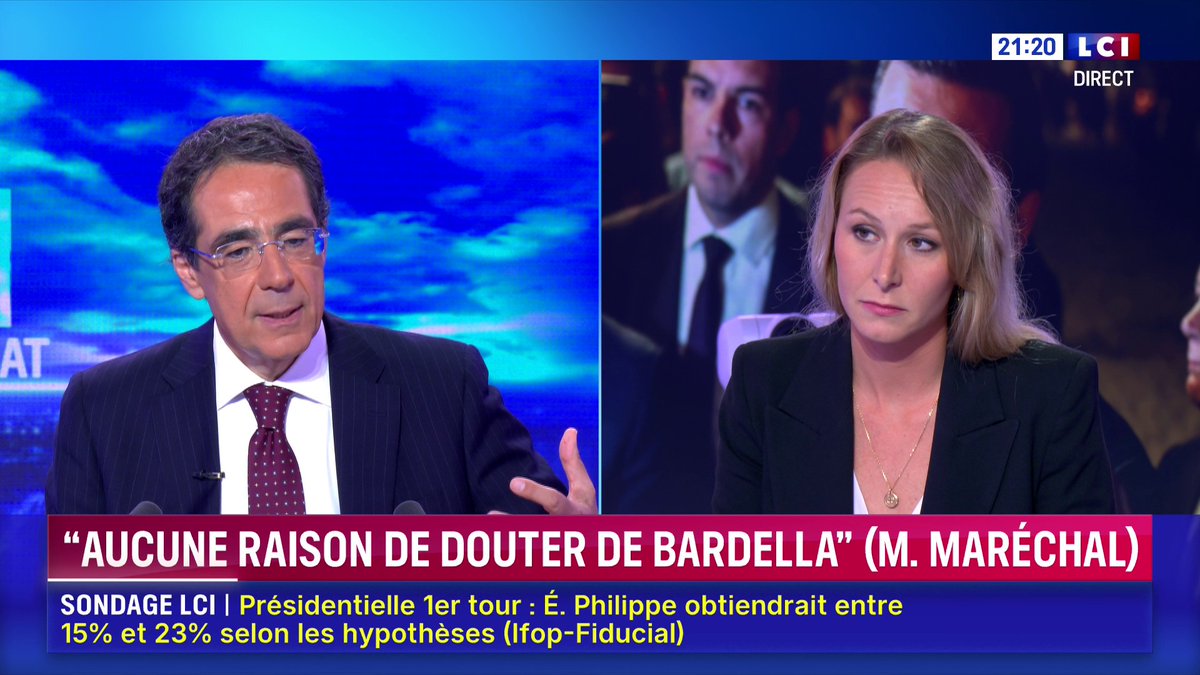 🔴 Écrits antisémites attribués à Jordan Bardella par Mediapart : Marion Maréchal réagit sur LCI 🗣️ "Je n’ai aucune raison de douter de la parole de Jordan Bardella, j’ai totalement confiance en sa parole. Je ne vois pas pourquoi il mentirait"