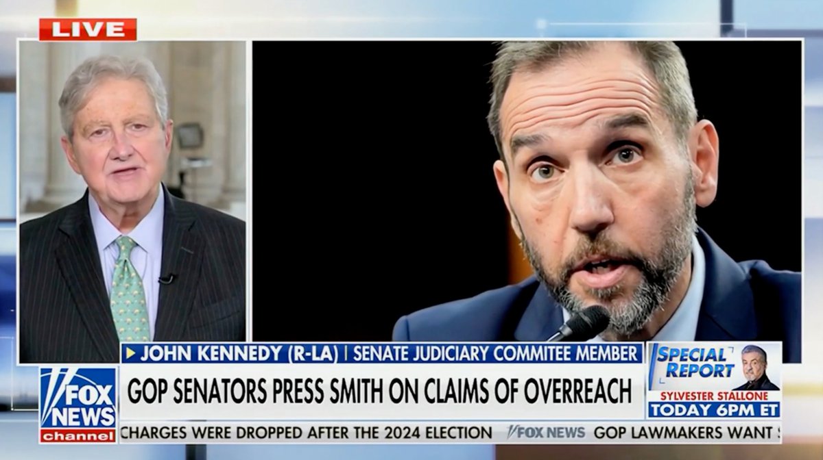 I’m sure Jesus loves Jack Smith, but everyone else who cares about the rule of law thinks he’s an idiot. He’s a political operative masquerading as a prosecutor.