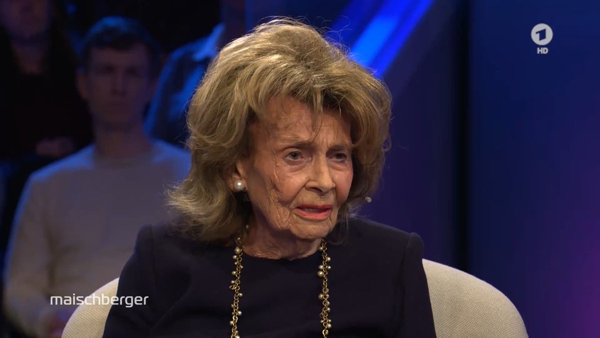 „Die #AfD gehört weg. Sonst weiß ich nicht, wie sich unsere Zukunft weiterentwickeln wird“, sagt die Holocaust-Überlebende Charlotte Knobloch (Charlotte Knobloch). „Ich habe Angst, und die Menschen haben Angst.” #maischberger