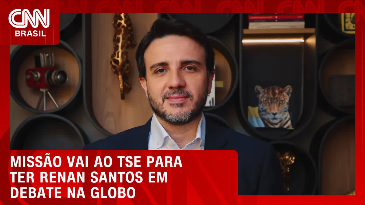 Missão vai ao TSE para ter Renan Santos em debate; assista #HoraH