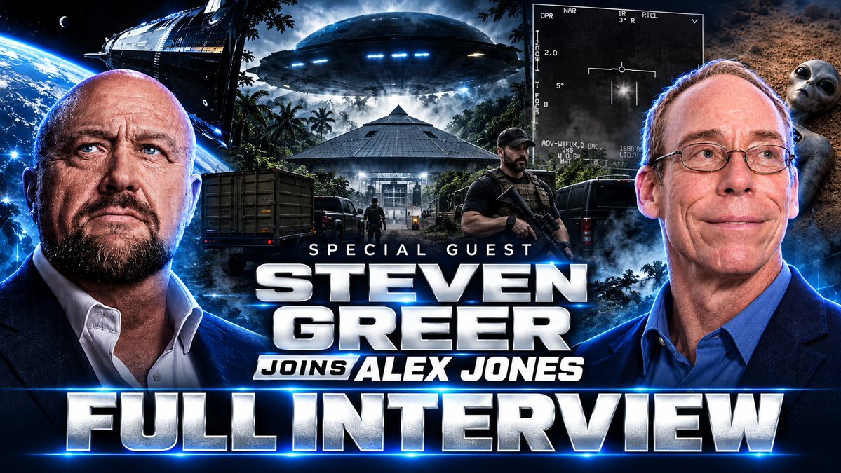 🛸THE DEEP STATE CAN NO LONGER STOP THE DISCLOSURE DAM FROM BREAKING!👽 ➤Dr. Steven Greer, The Preeminent Expert On Suppressed Technology & The Secret Alien / UFO File, Drops Some Of The Biggest Bombshell Developments In His 35 Year Quest To Disclose The Truth! ➤Now, President Trump Has Granted Immunity To Government & Corporate Whistleblowers Who Expose The Secret UFO Program, So Steven Greer Calls On Listeners To Come Forward If They Have Info! ➤As This Information Goes Public, Dr. Greer Warns That The Deep State Will Stage A False Flag UFO / Alien Invasion To Scare Humanity Into Uniting Under Their Global Totalitarian State To Fight Their Manufactured Extraterrestrial Threat! FULL MUST-WATCH/SHARE INTERVIEW WITH ALEX JONES! Dr. Steven Greer Alex Jones Network