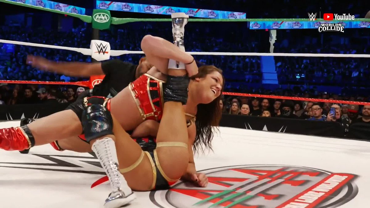 WHAT THE HELL DID WE JUST SEE? Myka Lockwood doing incredible things at Worlds Collide! ▶️ Watch WWE Worlds Collide RIGHT NOW on YouTube: