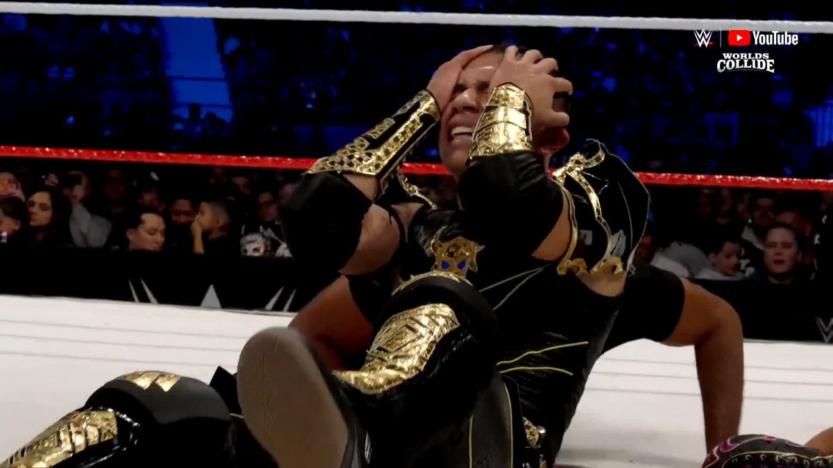 This is the kind of match where if you blink, you'll miss something INSANE! AXIOM vs. MINI VIKINGO vs. JE'VON EVANS vs. EK PROSPER This is truly anybody's match! ▶️ Watch WWE Worlds Collide RIGHT NOW on YouTube:
