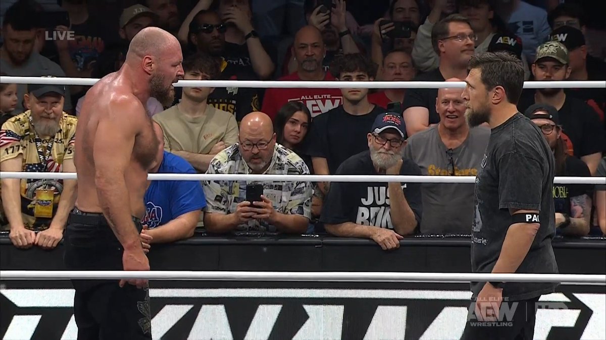 For one night, Bryan Danielson and Jon Moxley are brothers once more #AEWDynamite is live as we pay tribute to the life and legacy of PAC on TBS and HBO Max