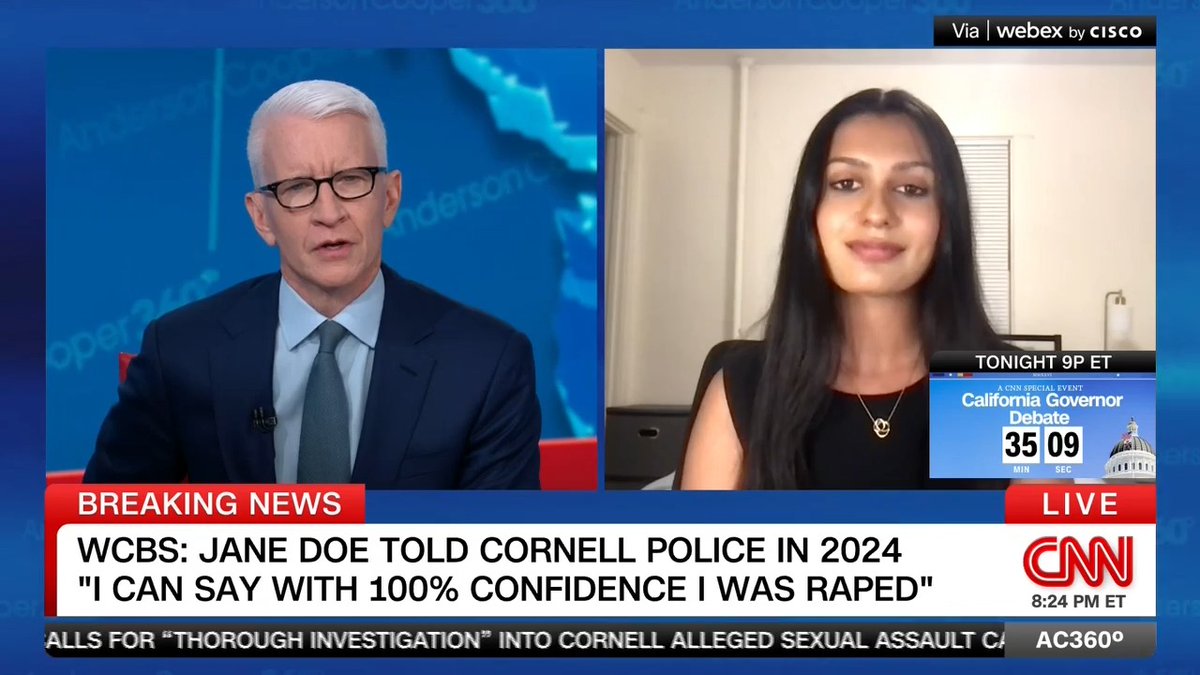 Cornell University Women’s Issues Representative Saanya Agarwal calls for increased transparency from the school administration in the wake of an alleged 2024 gang rape on campus. "A lot of students are confused. And they're hurting," she says.