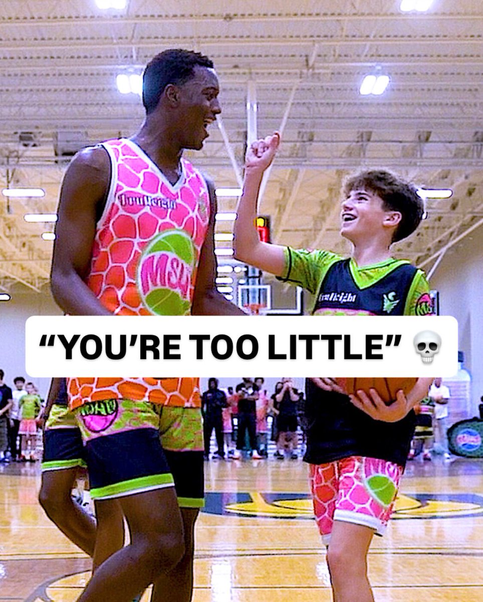 Little bro wasn’t having none of it😂