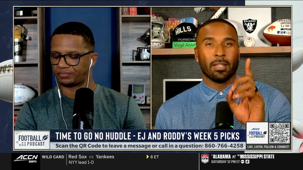 "I'm going NC State at home." 👀 EJ Manuel is picking NC State to take down Louisville❗