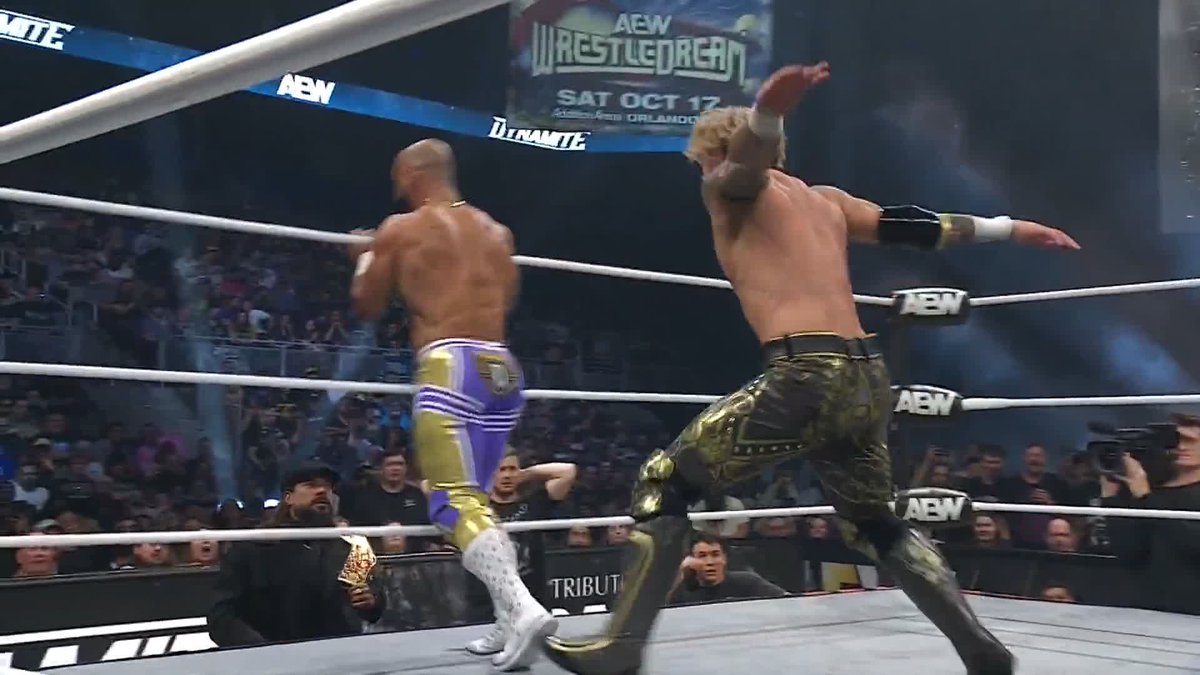 WHAT A MATCH THIS IS BETWEEN Will Ospreay • ウィル・オスプレイ AND Lightskin Kingpin! Watch #AEWDynamite A Tribute to PAC on TBS & HBO Max