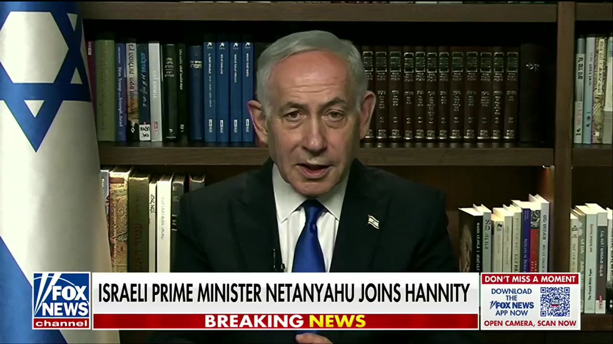 "An act of unbelievable courage." Israeli Prime Minister Benjamin Benjamin Netanyahu - בנימין נתניהו recounts how passengers and crew fought to regain control of an Israel-bound Flydubai flight after he says one pilot attacked and badly wounded the other. Netanyahu tells Sean Hannity 🇺🇸 in an exclusive interview that an Israeli passenger rushed into the cockpit, pulled the alleged attacker away from the controls and helped pull the plane out of a nosedive before reserve crew members stabilized the aircraft.