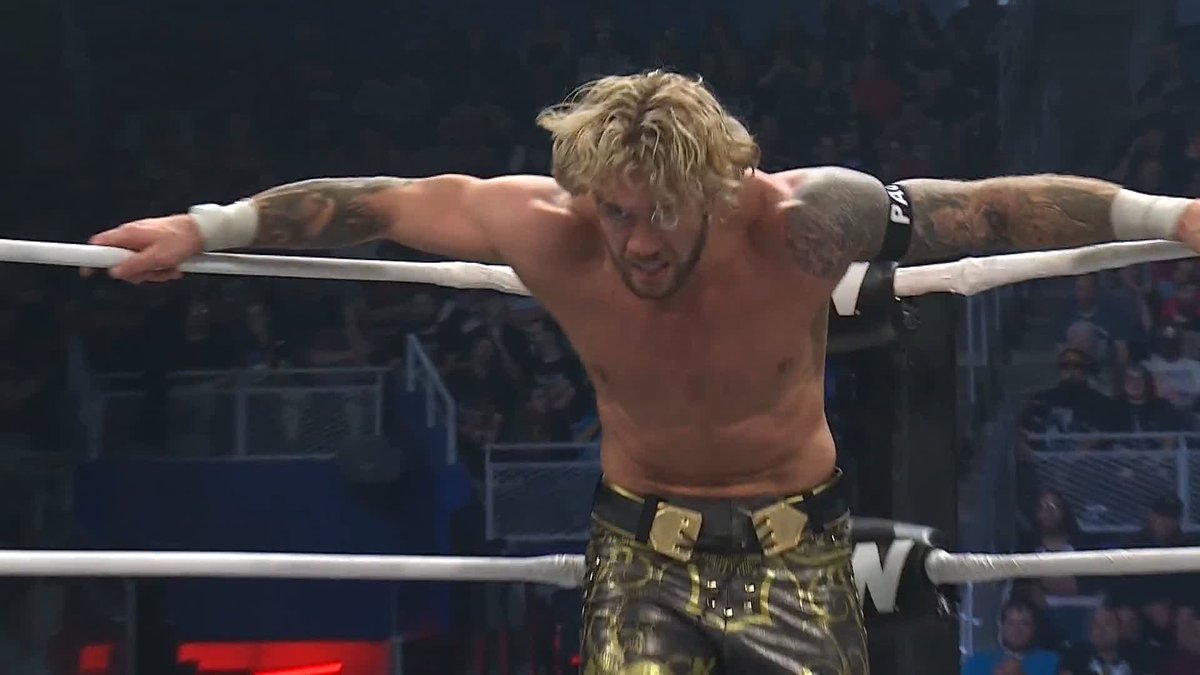BLACK ARROW FROM @WILLOSPREAY! 🖤🖤🖤 Watch #AEWDynamite A Tribute to PAC on TBS & HBO Max