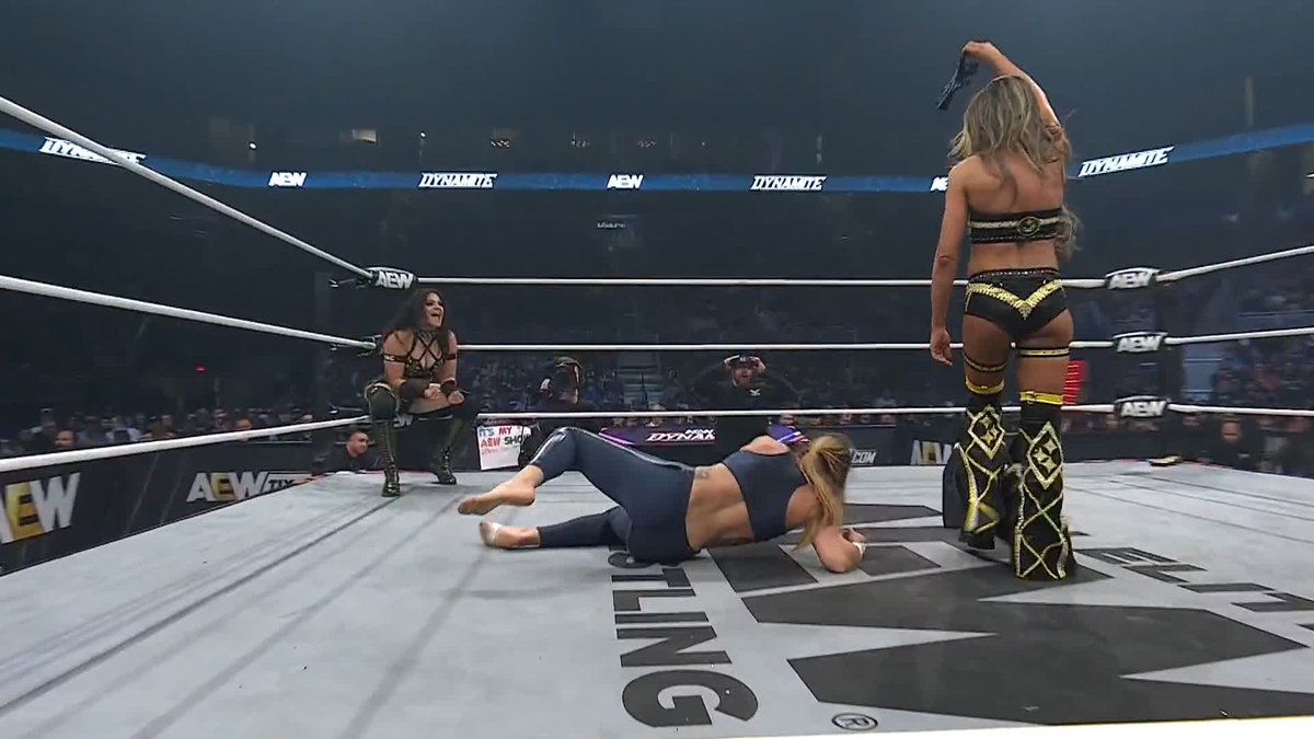 The Brutalizer! Marina Shafir escapes Dr. Britt Baker, D.M.D. and gets the win! Watch #AEWDynamite A Tribute to PAC on TBS & HBO Max