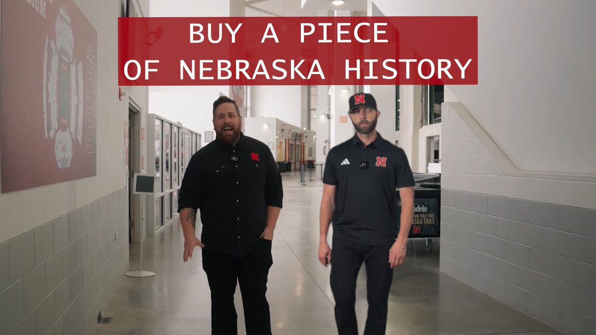 Nebraska is selling pieces of Memorial Stadium. Osbourne Frost is here to help explain what’s available. Memorabilia available at