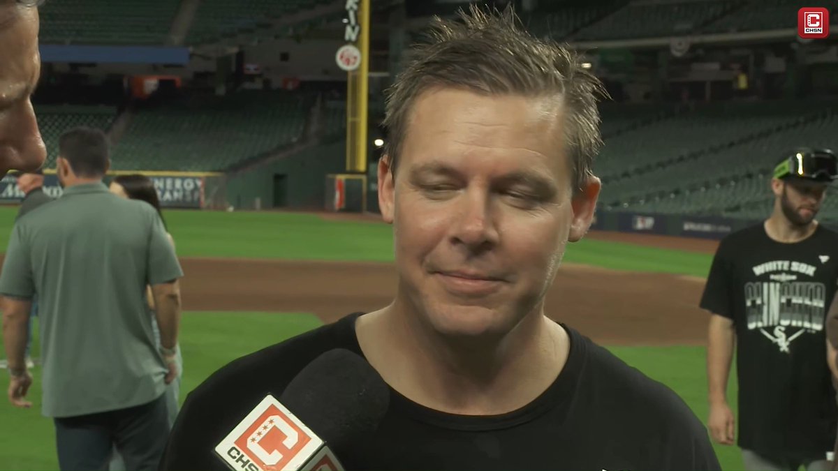 "They love each other. They're playing for one thing, and that's winning baseball." Connor McKnight with White Sox GM Chris Getz after advancing to the ALDS: