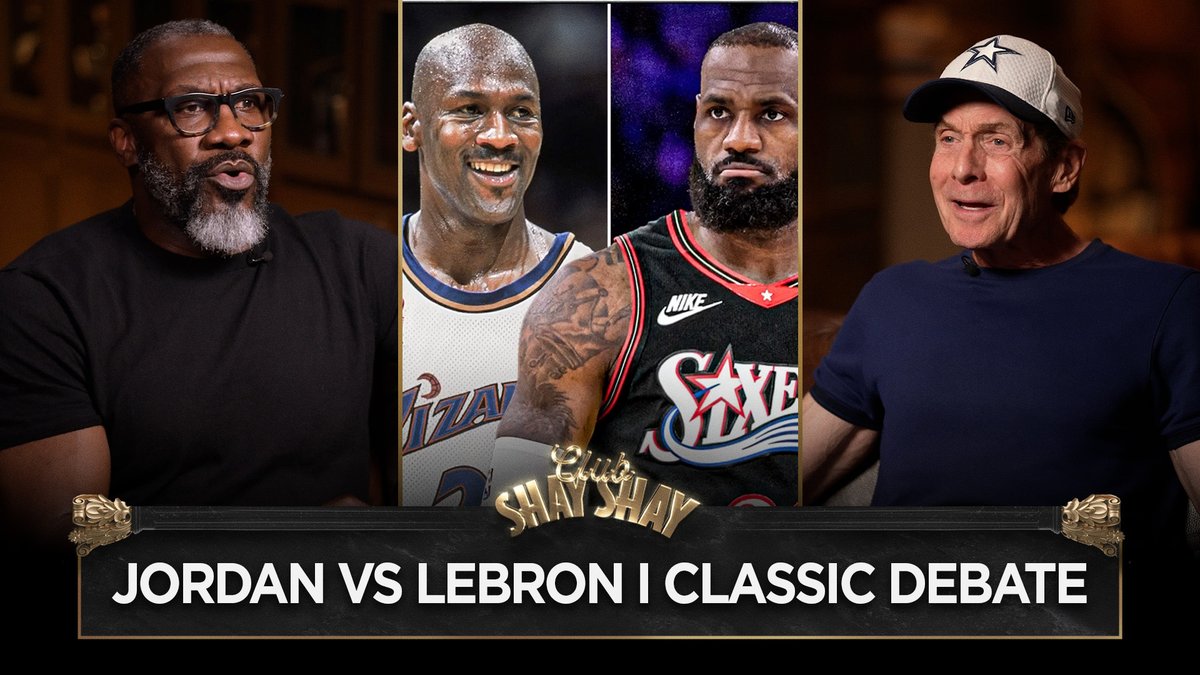 "LeBron James, by superstar standards, is a poor shooter, and that's why it disqualifies your whole argument. He's a career 33.7% three-point shooter. It's terrible." - Skip Bayless "Better than Michael Jordan from three." - Shannon Sharpe