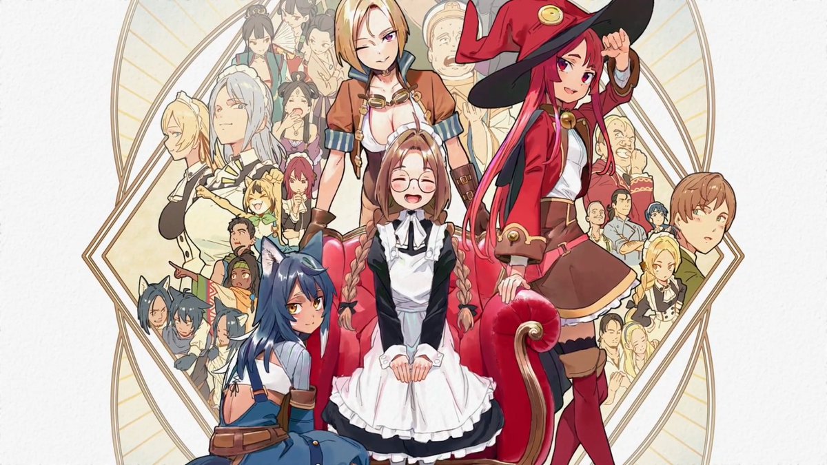 (((🧹✦⁺.┈┈┈┈┈┈┈ 『メイドなら当然です。』 ⠀✨TVアニメ化決定✨ ⠀┈┈┈┈┈┈┈.⁺✦🧹))) 世界と、自分を知るために──。 メイド・ミーツ・ガール! 異世界紀行に出かけましょう。