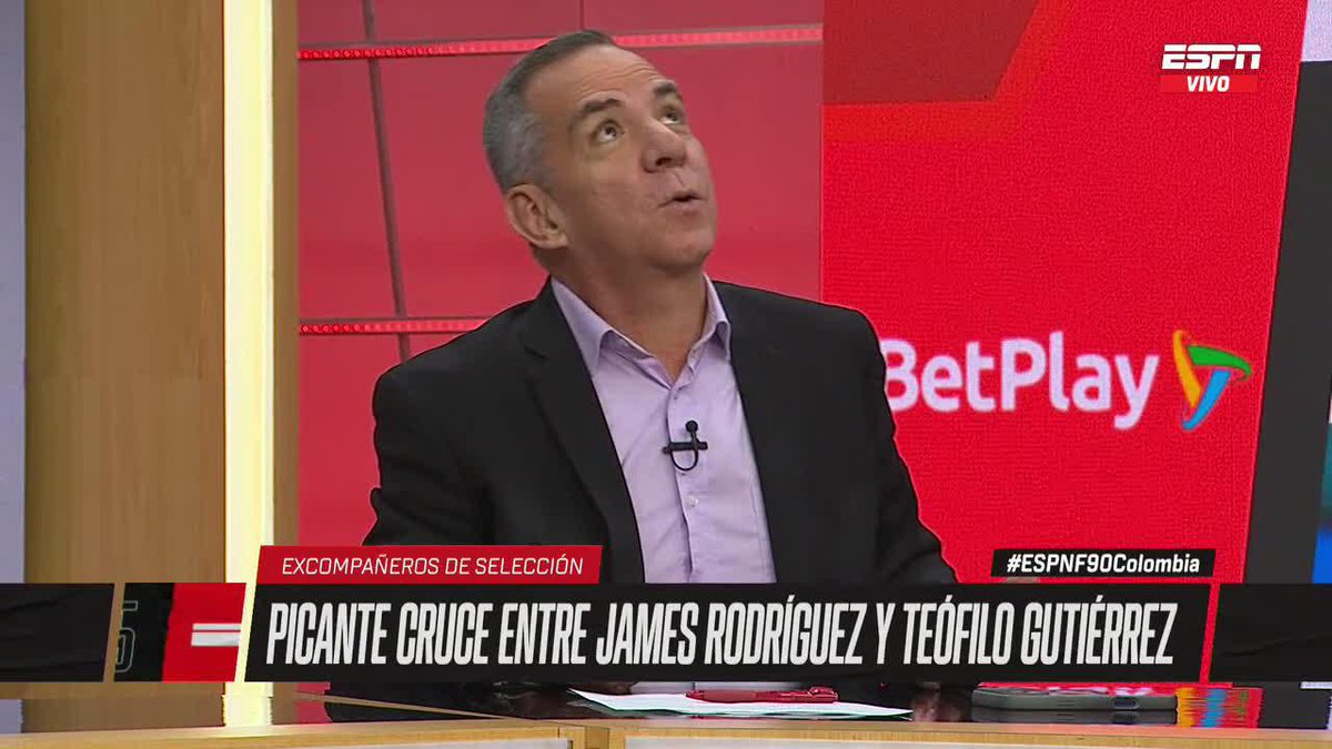"Es una pelea DESIGUAL, Teo mira a James PARA ARRIBA" @Elcoleccioniste CALIENTA LA MESA tras el cruce entre James y Teo en el Nacional vs. Junior 📺 Mira #ESPNF90Colombia por ESPN en el Plan Premium de Disney+ Latinoamérica