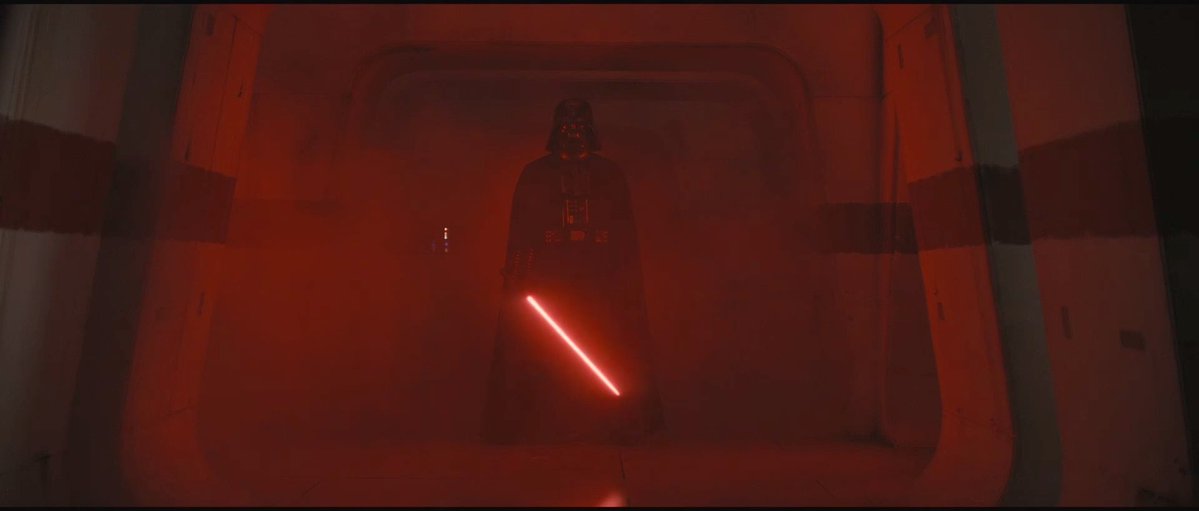 Once that red light hits the hall, nobody walks out. 🎬 Rogue One (2016)