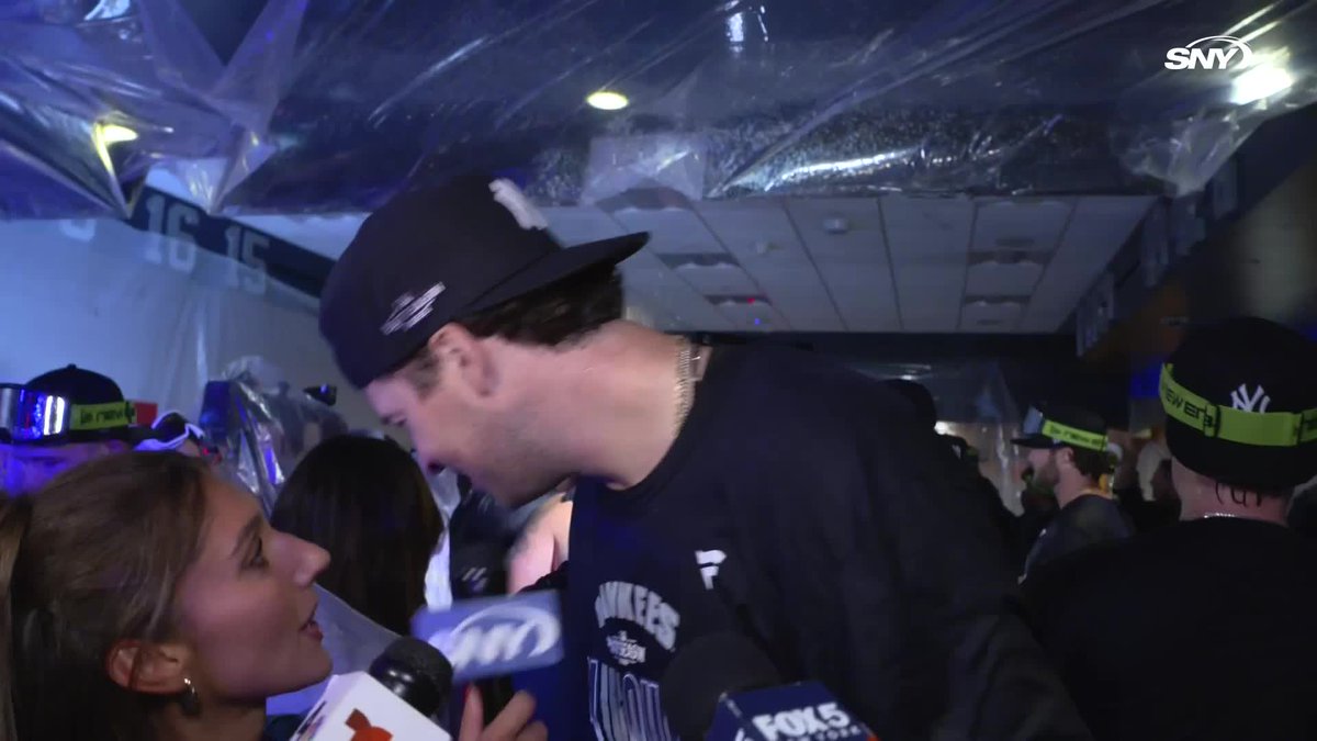 "Got a little bit of hold on people back home - it's a great feeling. We played tremendous baseball, and now we have great competition in Tampa coming up." - Cam Schlittler with Niki Lattarulo on beating the Red Sox
